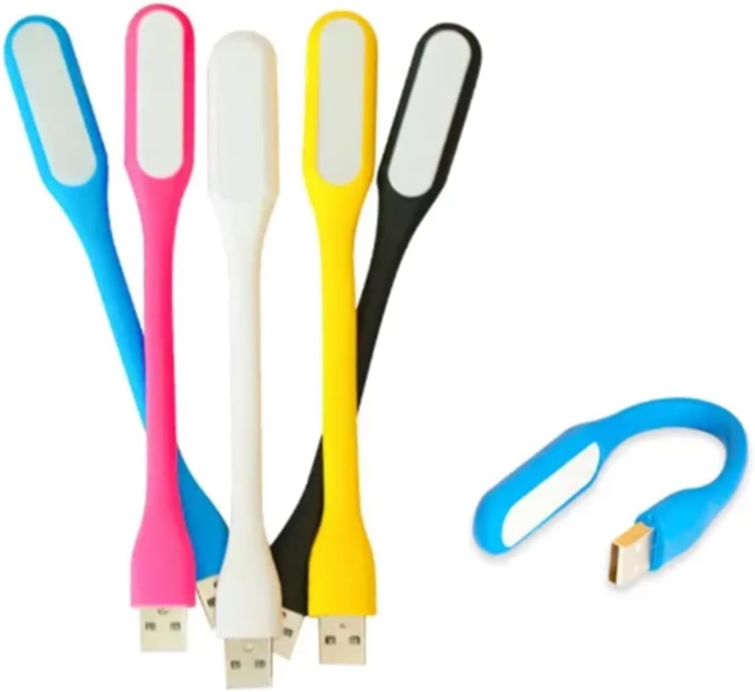 Gaman Esnek Taşınabilir 5 Adet Usb Led Işık Lamba-Kitap Okuma Ve Gece Lambası Tüm Usb Girişleriyle Uyumlu