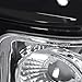 SPEC-D TUNING Chrome Housing Clear Lens Tail Lights Compatible with 1997-2002 Ford Expedition, Left + Right Pair Assembly