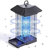 【Asesino de insectos resistente a la intemperie】Este Asesino de insectos es resistente a la lluvia y al viento, lo que satisface la necesidad de uso en exteriores. Cuelgue esta trampa para moscas en cualquier lugar con el lazo adjunto a una altura ideal, o colóquela sobre una superficie plana y sólida. Este insecticida es un ayudante elegible para interiores y exteriores. Doble garantía, menos restricciones.