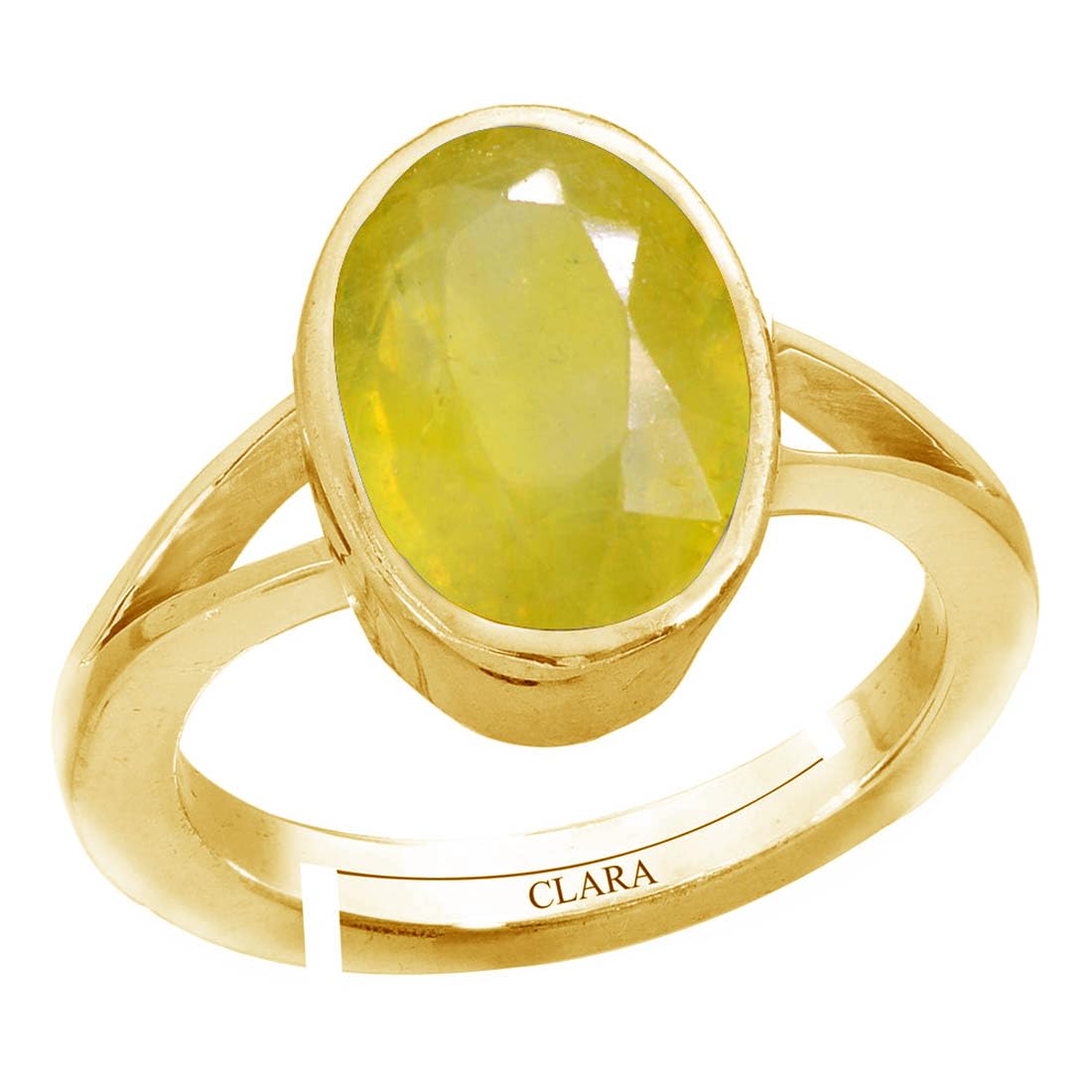 Clara Certified Yellow Sapphire Pukhraj 7.5cts or 8.25ratti Panchdhatu adjustable Ring for Men (B0D4VF1S93) Amazon Price History, Amazon Price Tracker