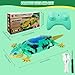 Fogun Remote Control Wall Climbing Lizard Toy for Kids Age3+,Rechargeable Floor,Glass,Ceiling Crawling Electric Gecko Rc Car Toy with Led Lights,Cool Birthday Gifts for Boys and Girls