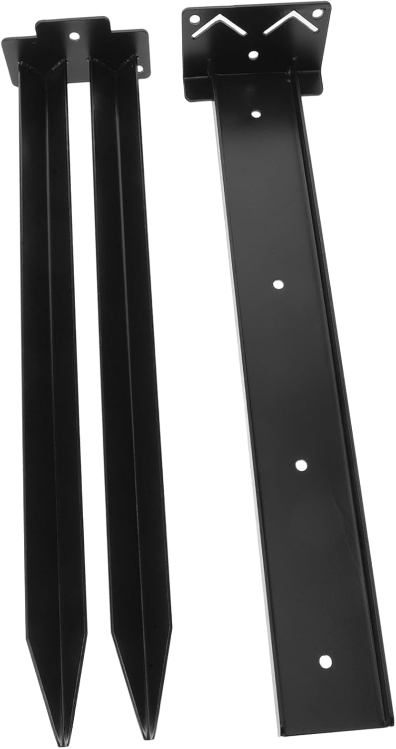 POPETPOP Fence Stakes Fence Post Repairing Anchor Heavy Duty Fixing Stake for Fence