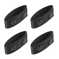 ASTER 4 Stück Belt Keeper Gürtelhalter mit Doppelter Gürtelschlaufe für Outdoor Sportgürtelfixierung Taktisches Sicherheitsgürtel Polizei Militärausrüstungszubehör Gürtelschlaufen