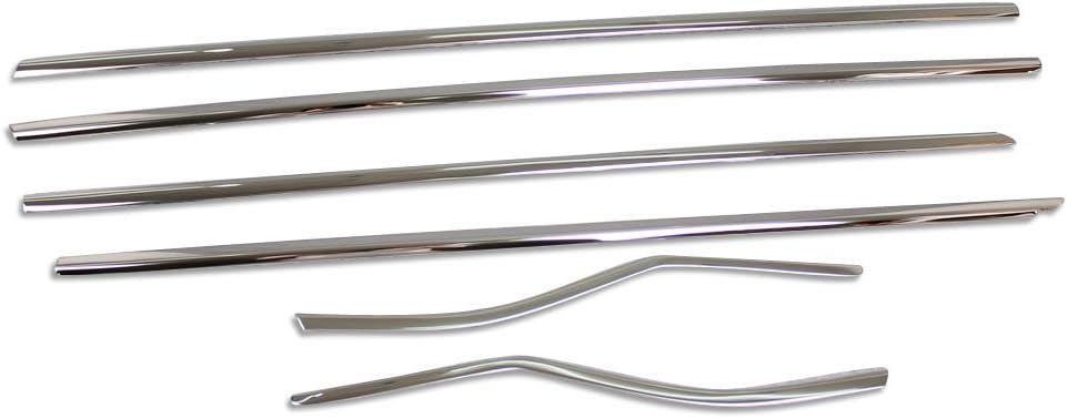 Rqing For Honda 10th New Accord 2018 2019 Window Lower bottom Frame Cover Trims Stainless Steel -6PCS