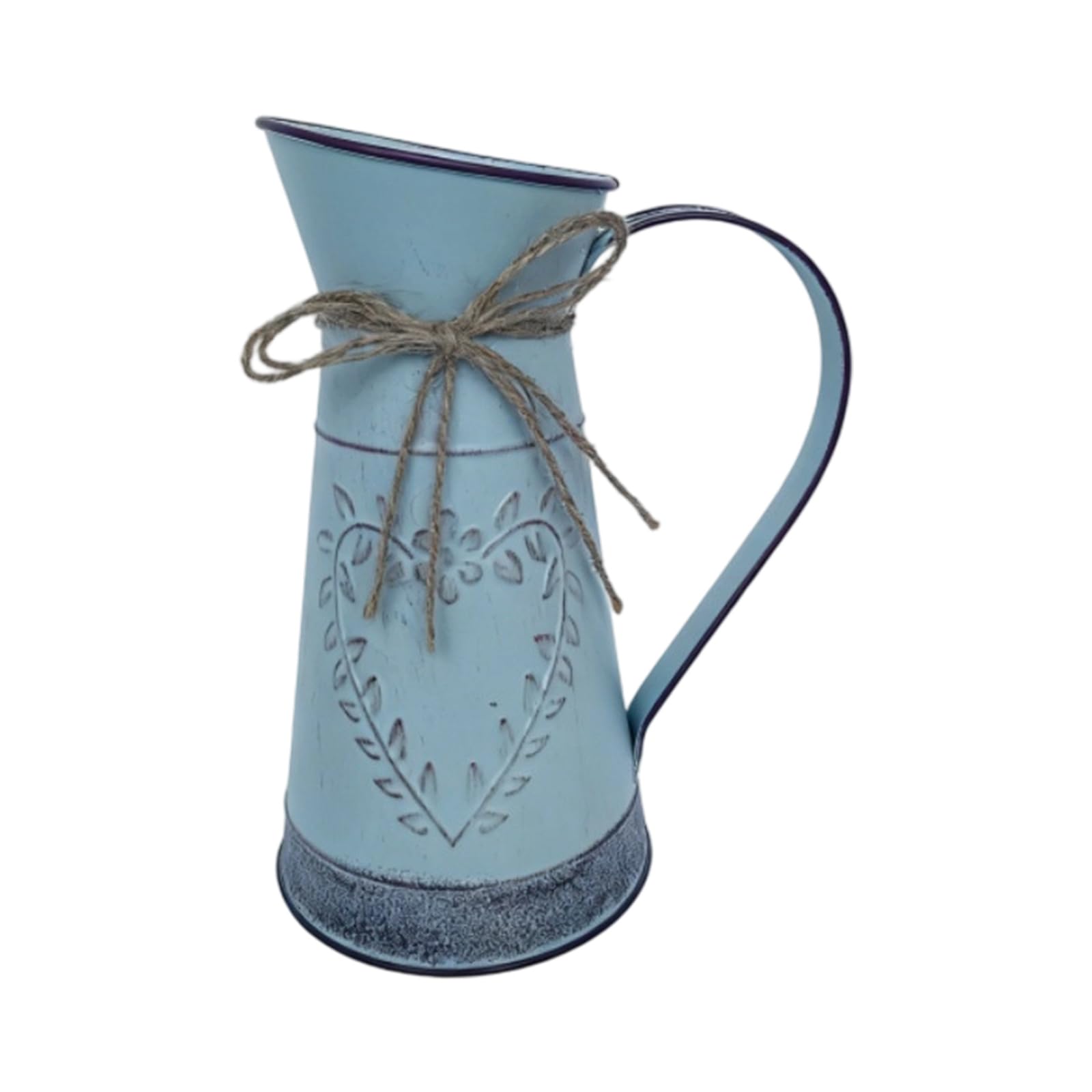 NVOQILIN Large Rustics Farmhouse Vases for Flowers Retro Metal Milk Kettle Kitchen Decorations Retro Decorative Pitcher Vase Metal Milk Kettle Vases Bulk