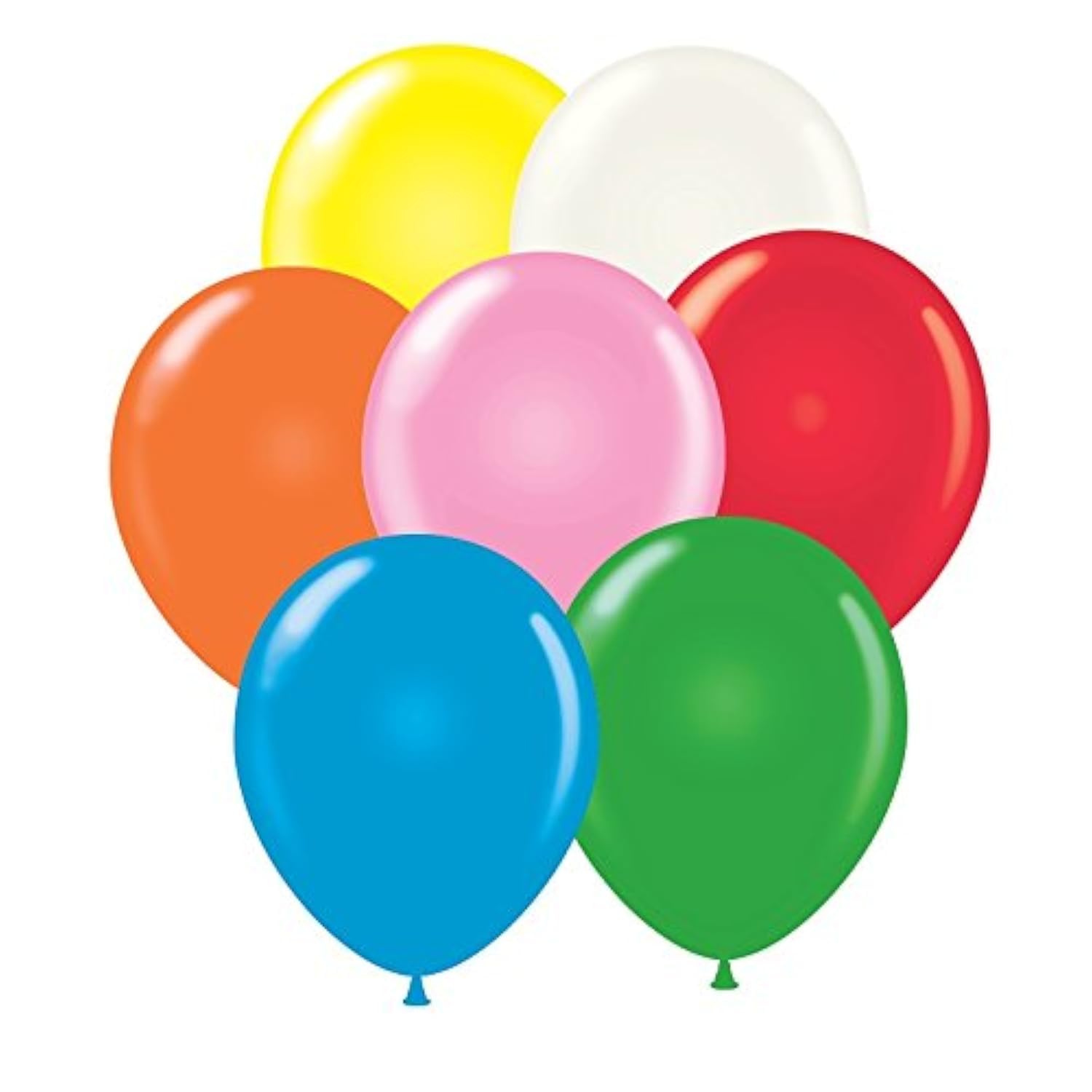 Unique 17'' Pack of 50 Assorted Balloons