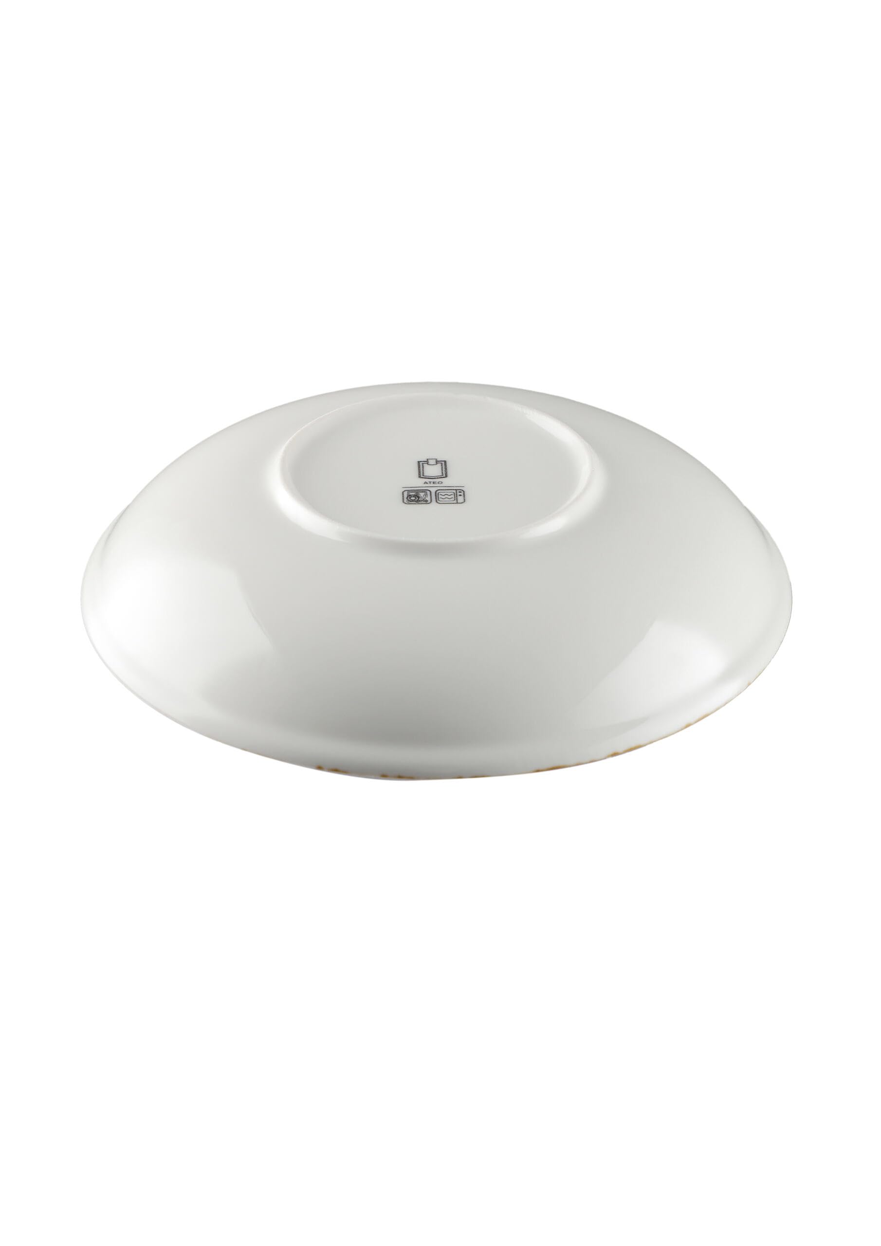 METRO Professional Plato hondo Ateo, porcelana, Ø 25 cm, beige, 4 unidades