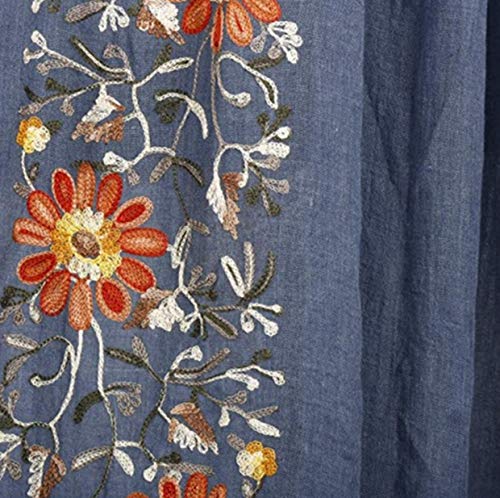 Lightweight Scarves Fashion Embroidered Flower Shawl Wrap For Women #TOP3