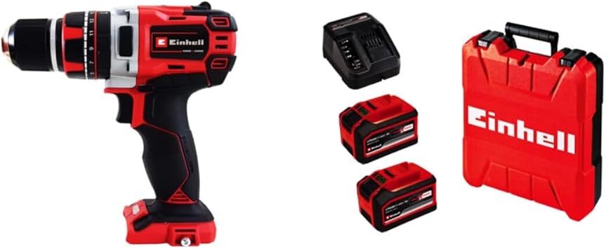 Einhell Te-Cd 18-50 Li-I Bl K m rs z Darbeli Matkap + 18V 6 Ah  ift Ak l  Set