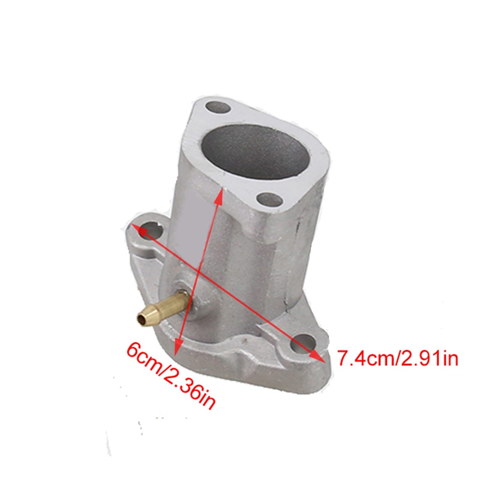 Per Yamaha YBR125 YBR 125 125cc Pezzi Di Ricambio Moto Carburatore Aspirazione Collettore In Lega Alluminio Tubo Comune