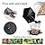 Jealoeur Bird Feeders for Outdoors Hanging Bird Feeder Wild Bird Seed, Black
