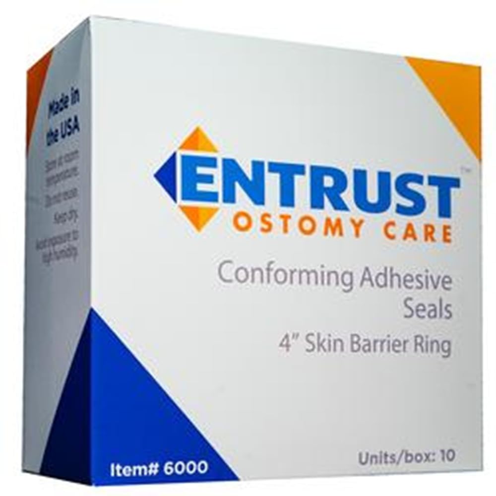 "Entrust Ostomy Skin Barrier Ring 4"""