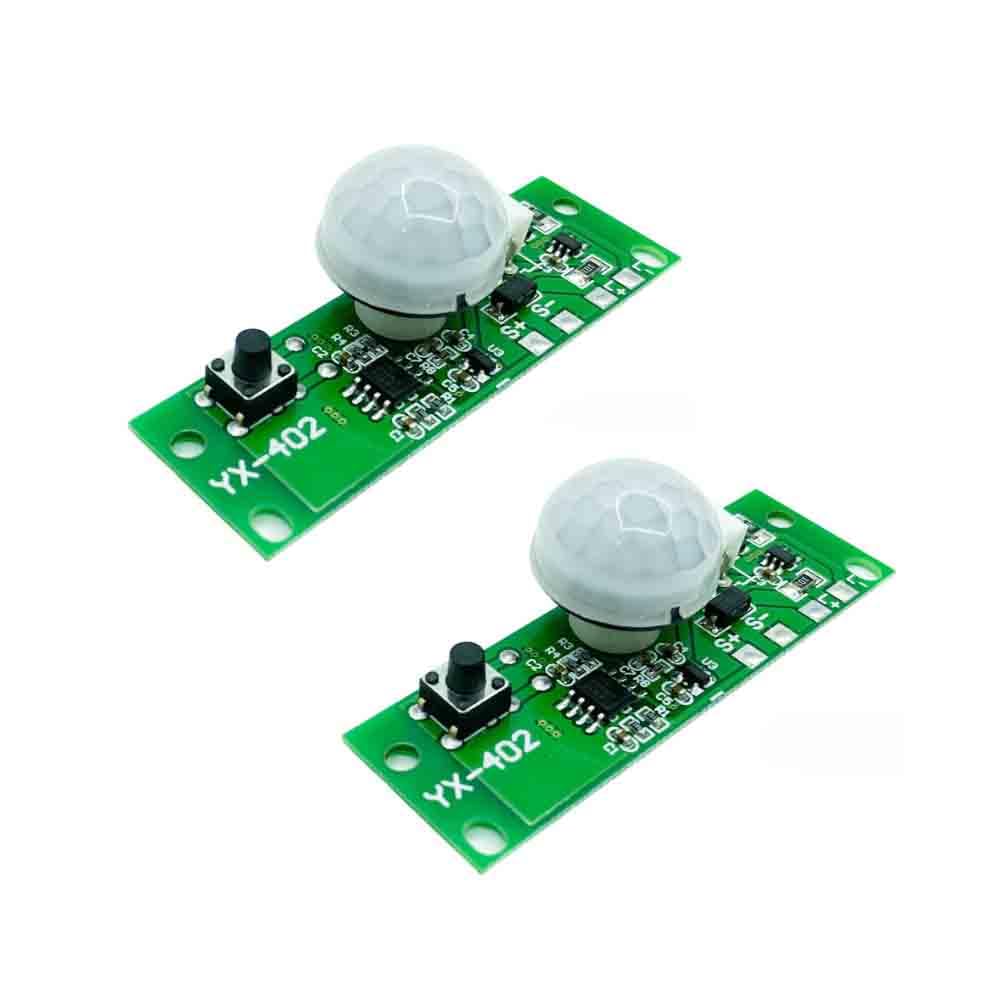 2PCS 3.7V Infrared Human Body Sensor Module Solar Circuit Board Wall