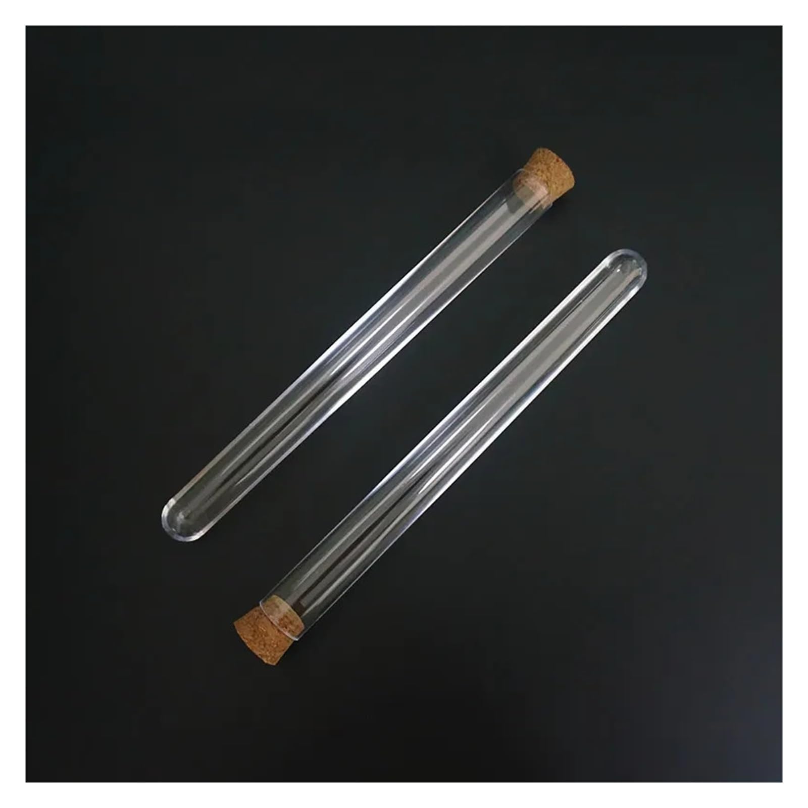 100 Szt./opakowanie 18x180mm 30ml Okrągłodenna Plastikowa Probówka Z Korkiem Twarda Przezroczysta Fiolka Pakująca Laboratorium Szkoła Ślub Upominki