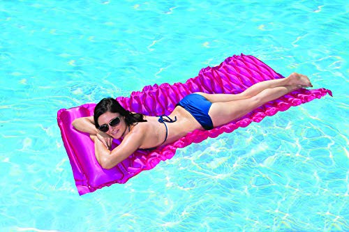 Poolmaster Roll 'N Go Swimming Pool Mattress Float, Pink Poolmaster Roll 'N Go Swimming Pool Mattress Float, Pink