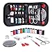 Kit de Couture, Coquimbo Set de Couture Accessoires de Couture Premium avec Étui de Transport, Kit de Couture Pratique pour la Maison, Voyage, Utilisation d'urgence (noir)