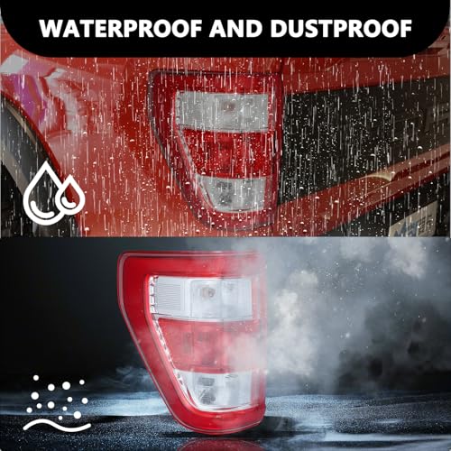 Image of Aosky Halogen Tail Light Assembly Compatible with 2021-2024 Ford F150 without Blind Spot Rear Taillight Brake Signal Lamp LH (Left Driver Side)