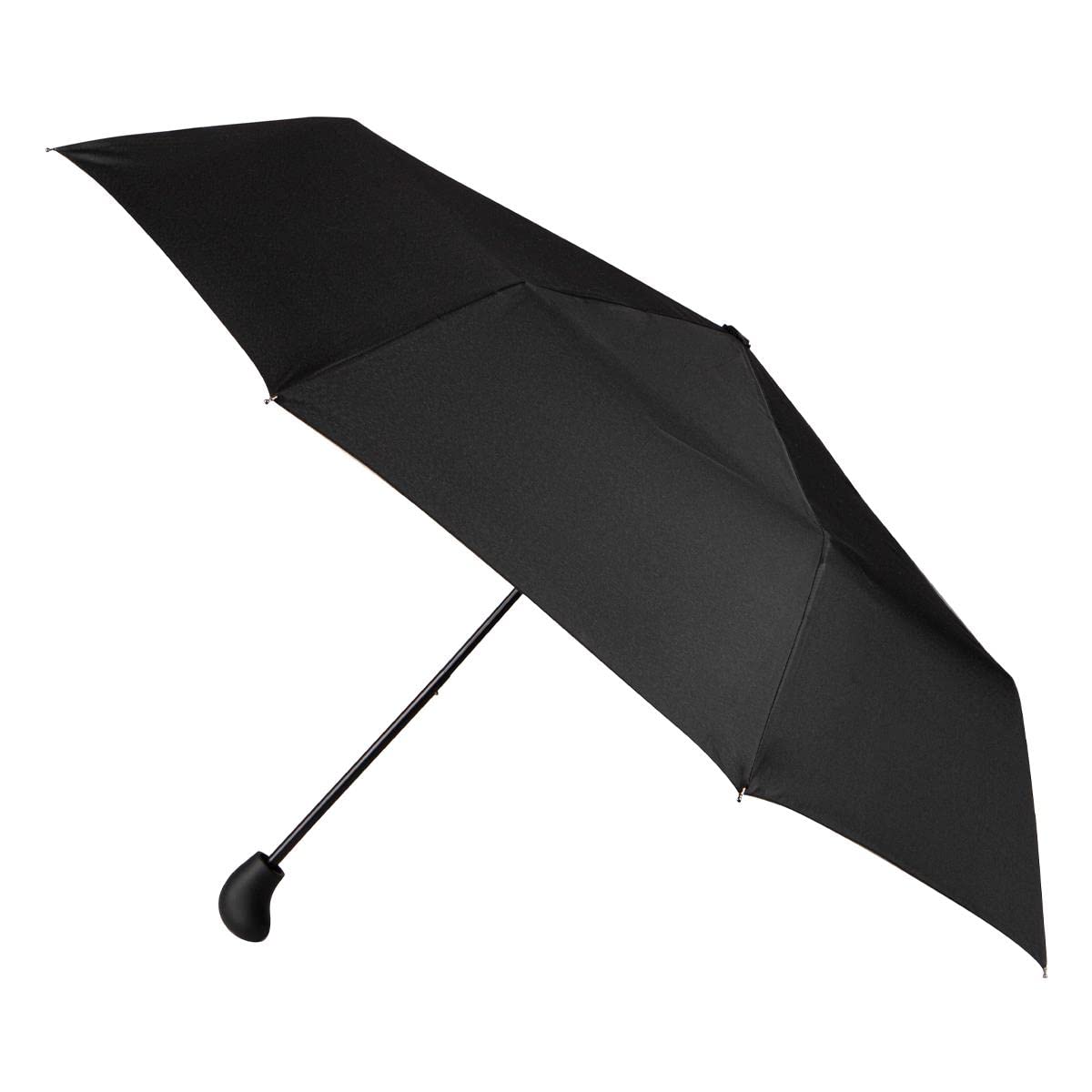 Isotoner totes Eco Supermini Plain Black with Gearstick Handle