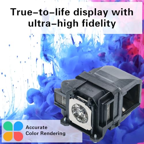 Image of V13H010L88 Replacement Projector Lamp Bulb for Epson ELPLP88 PowerLite Home Cinema 1040 2040 2045 740HD 640 EX3240 EX7240 EX9200 VS240 H719A EB-U04 EX7240 EX3240 VS240 EB-U04 with Housing