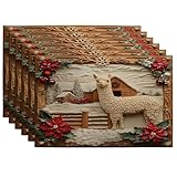 Les bords ourlés et renforcés peuvent aider à empêcher les sets de table de s'effilocher. Les motifs vibrants augmentent le charme des sets de table et soufflent une brise fraîche dans votre salle à manger, parfaits pour une utilisation en intérieur et en extérieur.