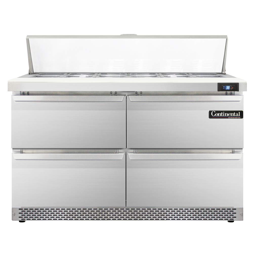 SW48-12C-FB-D Sandwich Unit by Continental Refrigerator – 13.4 cubic_feet