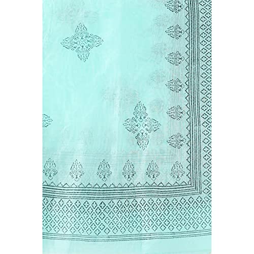 Image of Kashish by Shoppers Stop Embroidered Round-Neck Viscose Blend Womens Ethnic Set