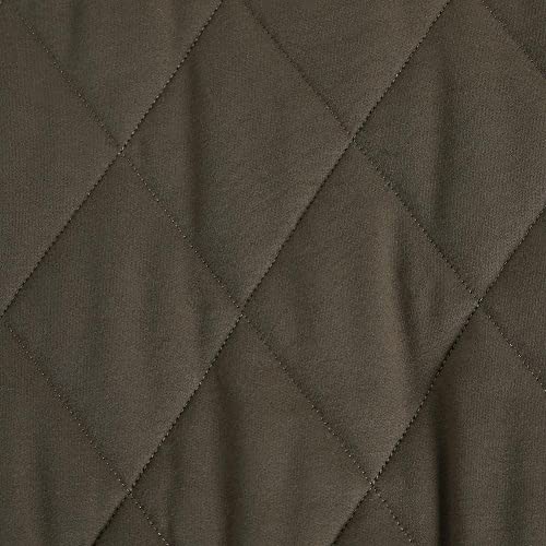 Fazortev Womens Dolman Quilted Jackets Casual Button Down Winter Long Sleeve Stand Neck Lightweight Warm Coat4