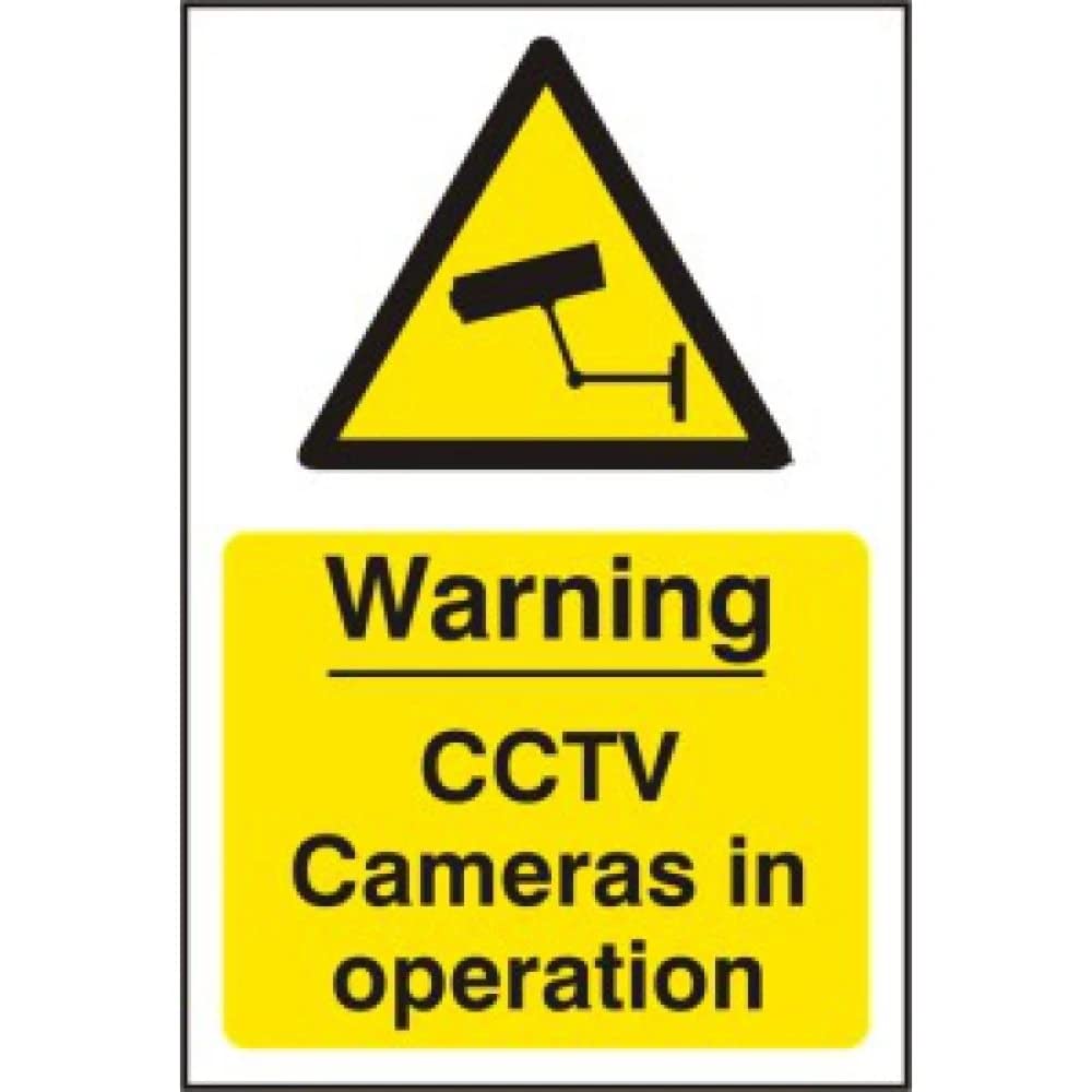 Spectrum Industrial Warning CCTV Cameras In Operation PVC Sign 1311