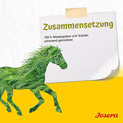 JOSERA Kraut & Rüben Heucobs (1 x 20 kg) | Premium Pferdefutter | Pferdefutter zum Auffüttern | Melassefrei und ohne Zuckerzusatz | CO2-neutral produziert und getrocknet | 1er Pack