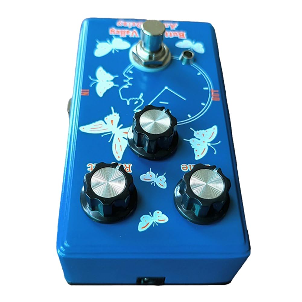 Pedale Effetto Delay Digitale per Chitarra Elettrica, Pedale Effetto Chitarra Butterfly Valley Anual Delay Single Block