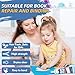Book Glue 110ml, Premium Book Binding Glue, Clear Drying, Flexible, Strong Adhesive for Bookbinding, Book Repair, Scrapbooking, Paper Crafts, and Collages