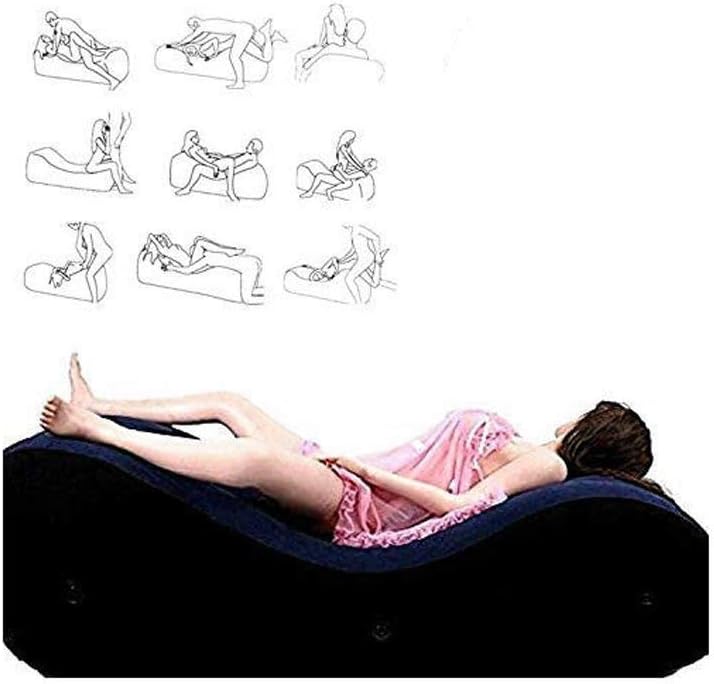 DDGDKJ0758 Inflatable Multi-Function Bed Pillow Headrest Waist Pillow, Inflatable Body Pillow Cushion Pillow Body Love Position Bed Head Pillow Adult Portable Couple Enjoy at Any time DDGDKJ0758