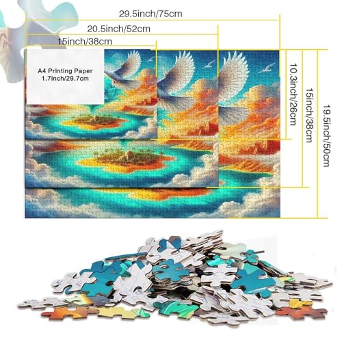 Puzzle de 1000 piezas de papel premium con acabado artístico de Isla Fantástica 5