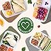 Bentgo Easyboxes - Original Stackable Lunch Boxes - Reusable 3-Compartment Food Containers for Kids and Adults - Bento Lunch Box for Meal Prep, School, & Work - BPA Free, Set of 4 (Earth Tones)