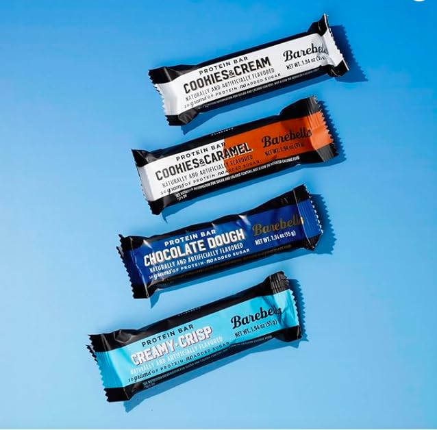 Image of Barebells Protein Bars People's Choice Variety Pack - 24 Bars (2 Packs of 12), 20g High Protein Treats - Chocolate Nutrition Bars with No Added Sugar - On-The-Go Breakfast or Post-Workout Snack.