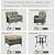 TIMWNER 6-Piece Outdoor Patio Conversation Set, All Weather Wicker Rattan Conversation Set with Ottomans, Outdoor Swivel Rocking Chair with Coffee Table for Patio, Porch,Beige