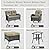TIMWNER 6-Piece Outdoor Patio Conversation Set, All Weather Wicker Rattan Conversation Set with Ottomans, Outdoor Swivel Rocking Chair with Coffee Table for Patio, Porch,Beige