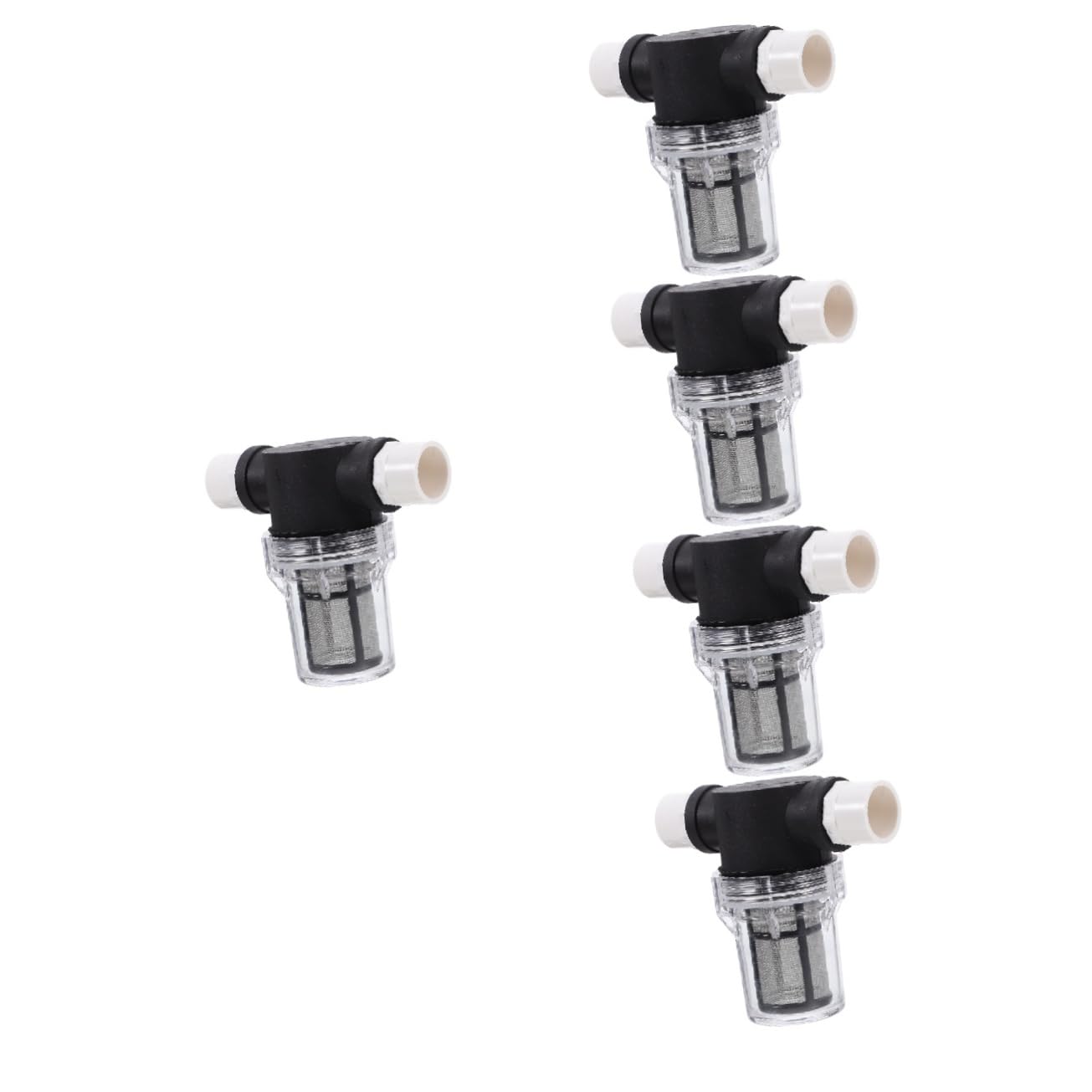 Gatuida 5stücke Wasserfilter System Zur Wasserfiltration Rohr Mesh Filter Kompakter Vorfilter Für Gartenbewässerung Und Haushaltsanwendungen Einfache Installation Langlebig Und