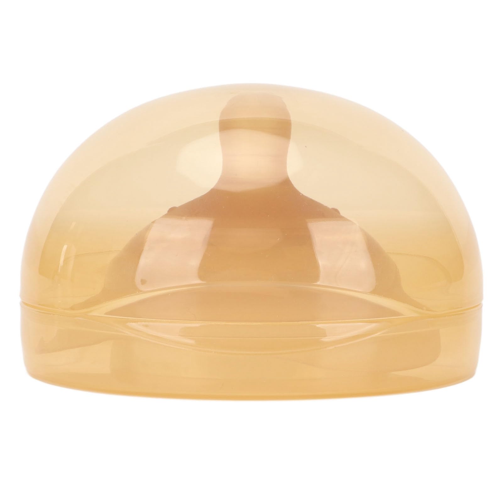 Paracapezzoli in silicone, morbide coperture per l'allattamento adatte alle mamme con capezzoli piatti o introflessi, custodia portatile per un facile trasporto.