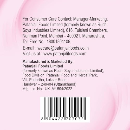 Image of Patanjali Gulab Sharbat, Instant Summer Cooler Drink, Refreshing Taste, 100% Natural Rose Flavor - 750 Ml