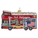 Holyart Autobus turistico 10 cm decoro Albero di Natale
