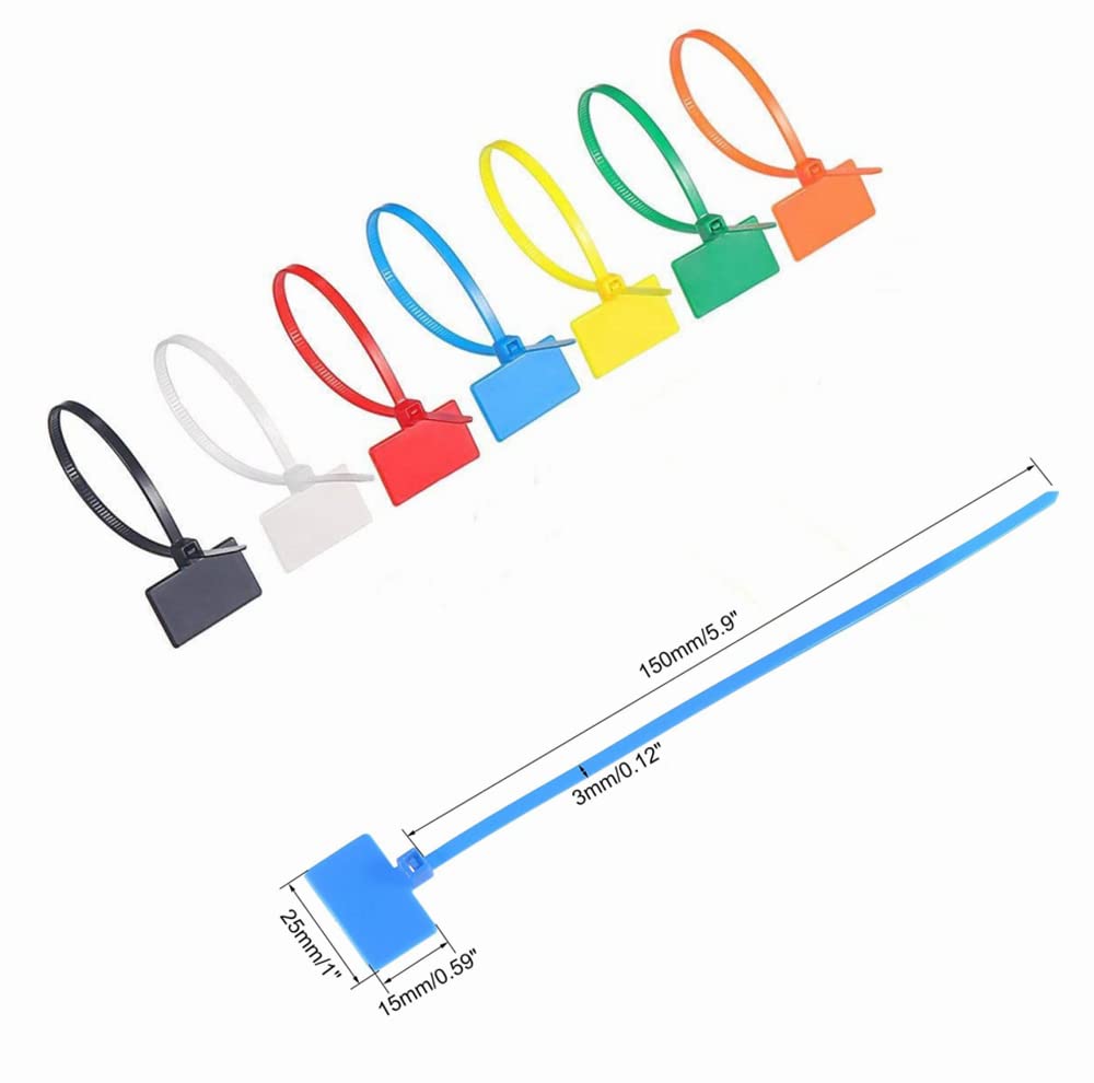 Fixson Kabelbinder Variety Pack – 250 Stück Selbstschnürende Nylon-Kabelbinder In Schwarz