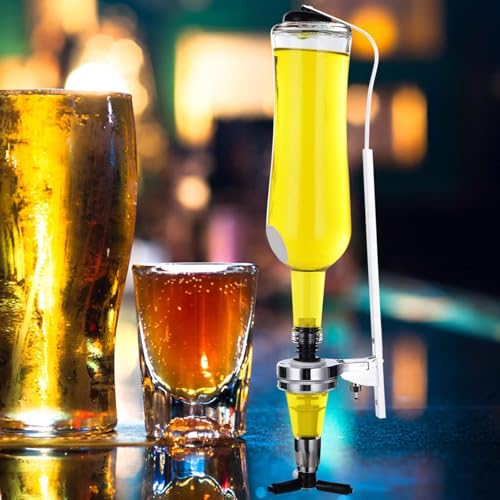 Dispensador de cócteles y bebidas con soporte de pared estable de aluminio 45ml 6