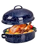 MCCSI Roasting Pan with Lid and Rack 18"...