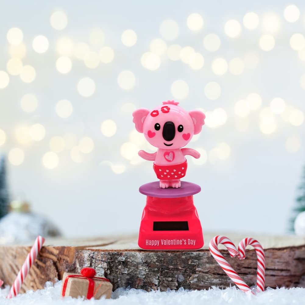 Figurine Koala Dansante Solaire - Décoration Tableau De Bord Voiture Ou Bureau - Bouge La Tête Avec La Lumière