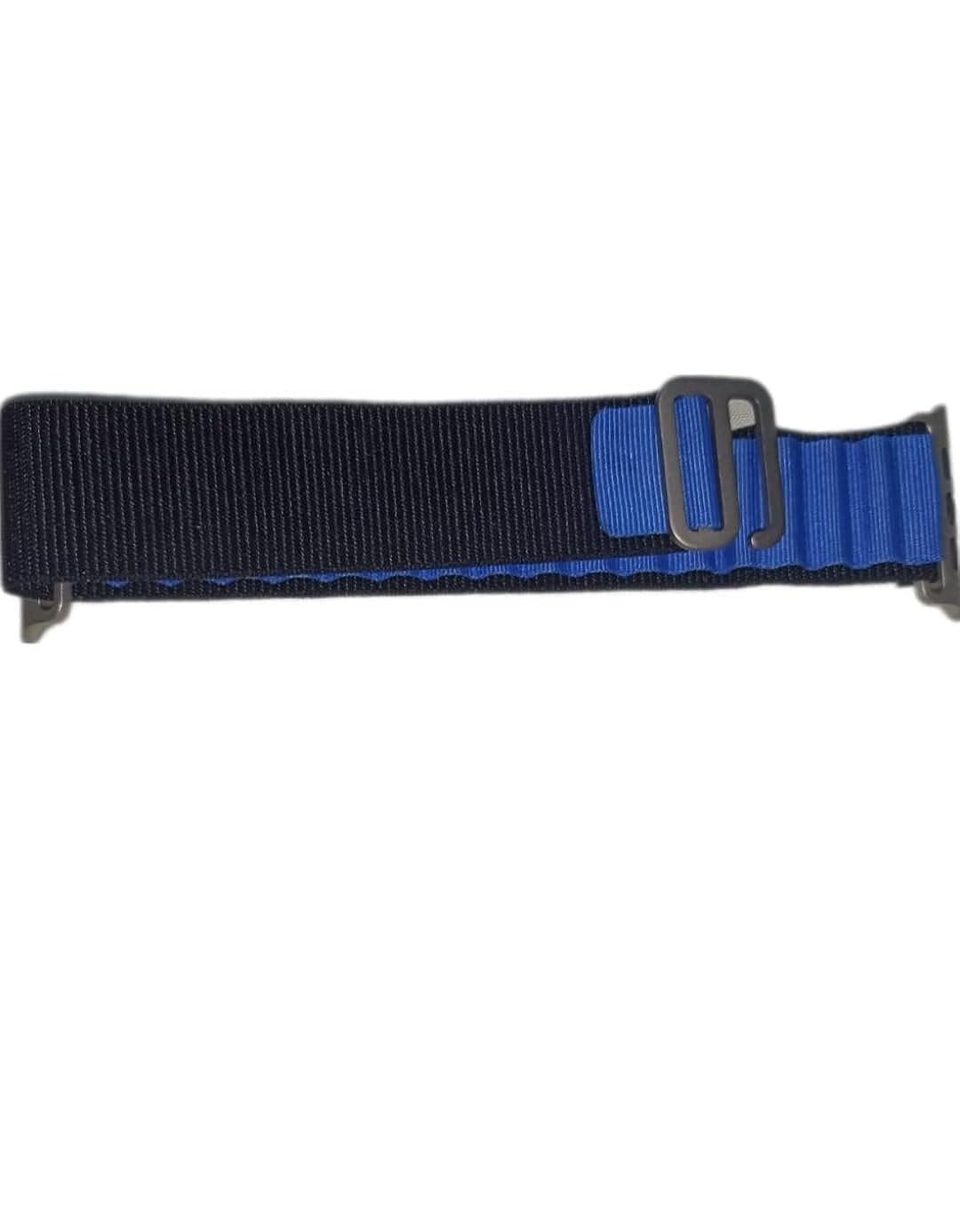 Bhargav ENTP Premium Fabric Alpine Loop Smart Watch Strap for Watches 42mm to 49mm, Free Size unisex Watch Loop Strap for Smart Watches (Navy Blue & Black) (B0CK4V2KN9) Amazon Price History, Amazon Price Tracker