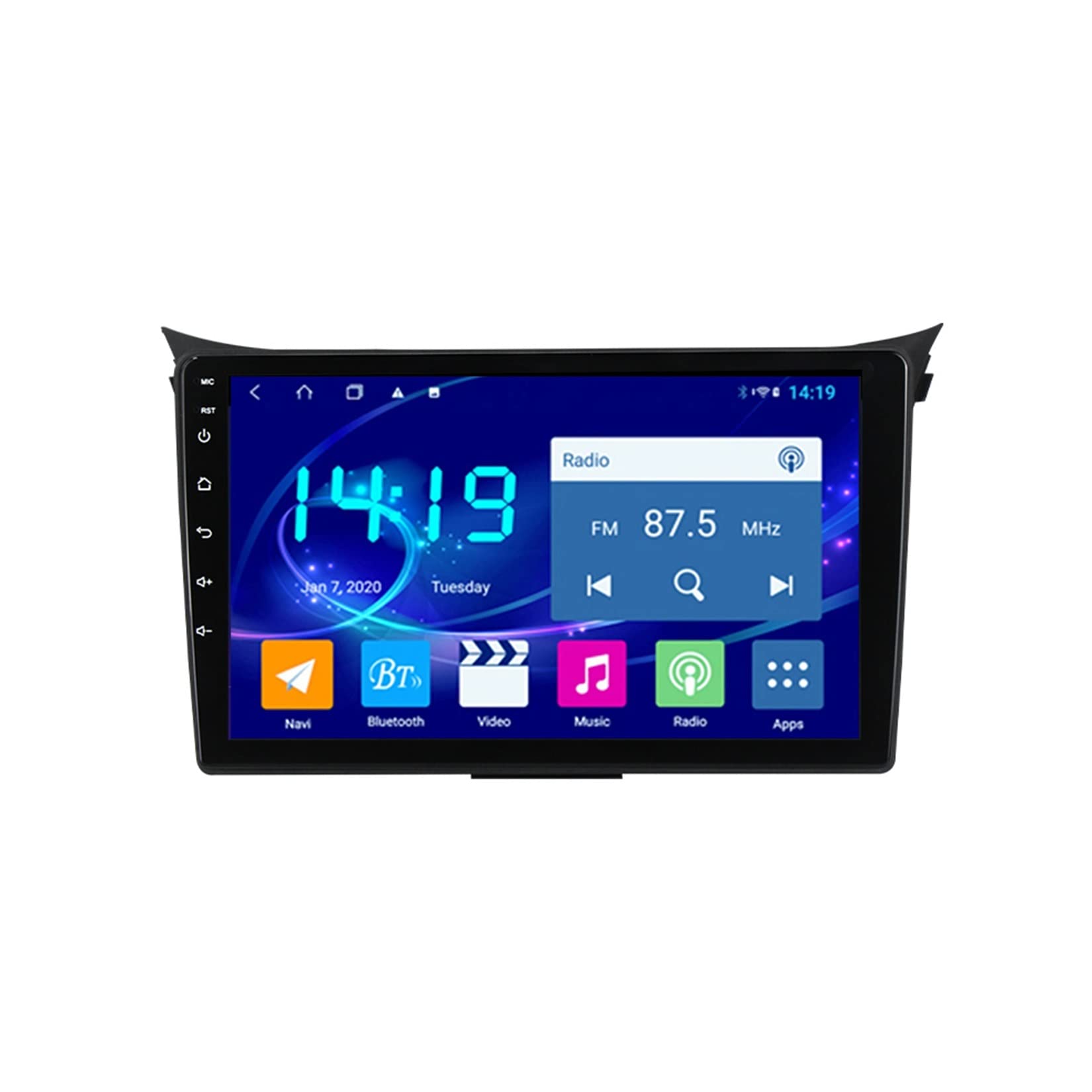 Autoradio GPS tactile 9" fluide avec connexion 4G WiFi et caméra de recul pour Hyundai I30
