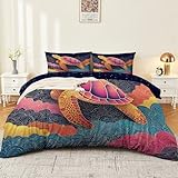 Design Moderne & Réversible: Imprimé unique et tendance, idéal pour apporter une touche élégante à votre chambre. Réversible et polyvalente, cette housse s’adapte à toutes les saisons et complète tous styles d’intérieur