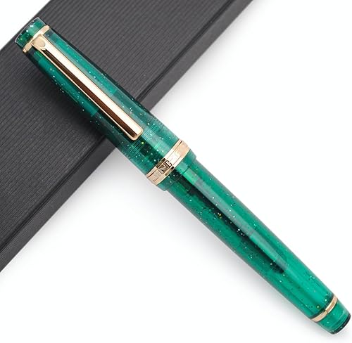 Miniatura 9 de JINHAO 82 Pluma estilográfica (verde tierno, punta fina 0.020 in)
