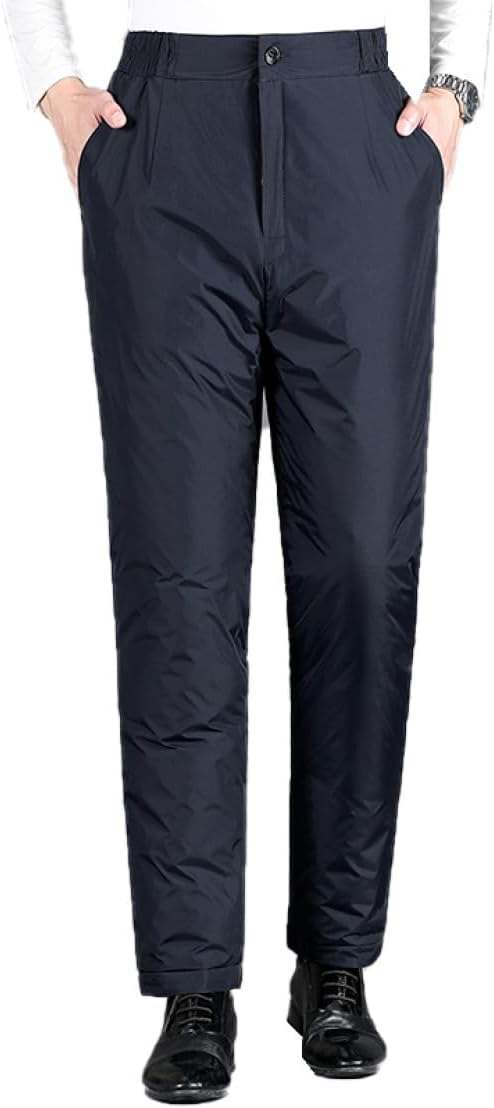 [HWQFM] ダウン パンツ 防寒 暖パン 暖かい ロングパンツ メンズ アウトドア バイク 登山 ゴルフ 釣り 大きいサイズ ス